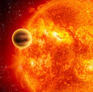 Exoplanet In Transit Around It's Star